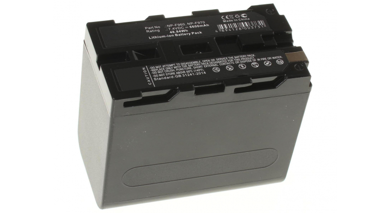 Аккумуляторная батарея NP-F960 для фотоаппаратов и видеокамер Sony. Артикул iB-F277.Емкость (mAh): 6600. Напряжение (V): 7,4