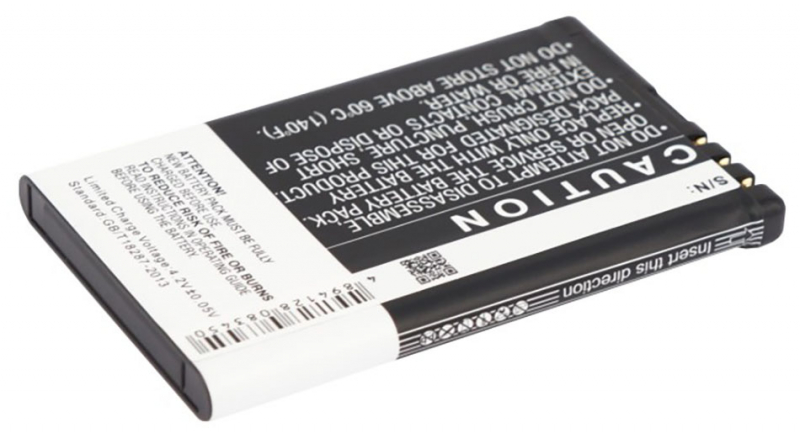 Аккумуляторная батарея iBatt iB-M1744 для телефонов, смартфонов DoroЕмкость (mAh): 1300. Напряжение (V): 3,7