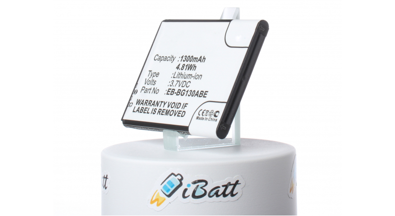 Аккумуляторная батарея iBatt iB-M871 для телефонов, смартфонов SamsungЕмкость (mAh): 1300. Напряжение (V): 3,7