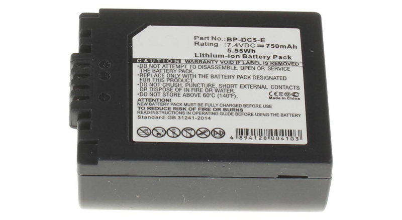 Аккумуляторная батарея CGR-S006A/1B для фотоаппаратов и видеокамер Leica. Артикул iB-F318.Емкость (mAh): 750. Напряжение (V): 7,4