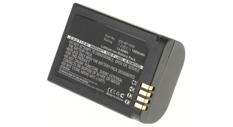 Аккумуляторные батареи для фотоаппаратов и видеокамер Samsung EV-NX1ZZZBQBUSЕмкость (mAh): 1900. Напряжение (V): 7,2