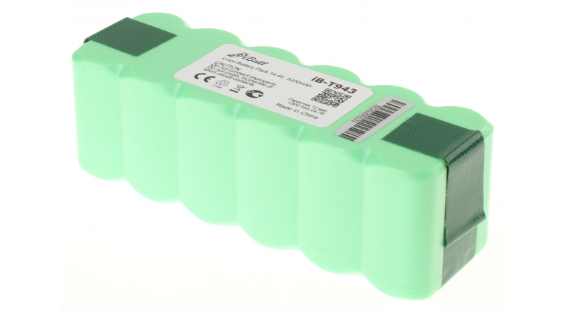 Аккумуляторная батарея iBatt iB-T943 для пылесосов iRobotЕмкость (mAh): 5200. Напряжение (V): 14,4