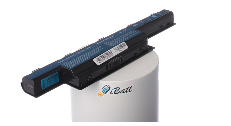Аккумуляторная батарея iBatt iB-A217H для ноутбука GatewayЕмкость (mAh): 5200. Напряжение (V): 11,1