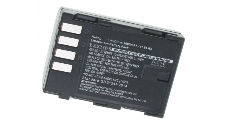 Аккумуляторные батареи для фотоаппаратов и видеокамер Panasonic Lumix DMC-GH3HGKЕмкость (mAh): 1600. Напряжение (V): 7,4