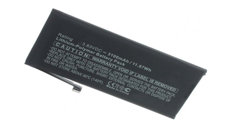 Аккумуляторная батарея iBatt iB-M3440 для телефонов, смартфонов AppleЕмкость (mAh): 3100. Напряжение (V): 3,83