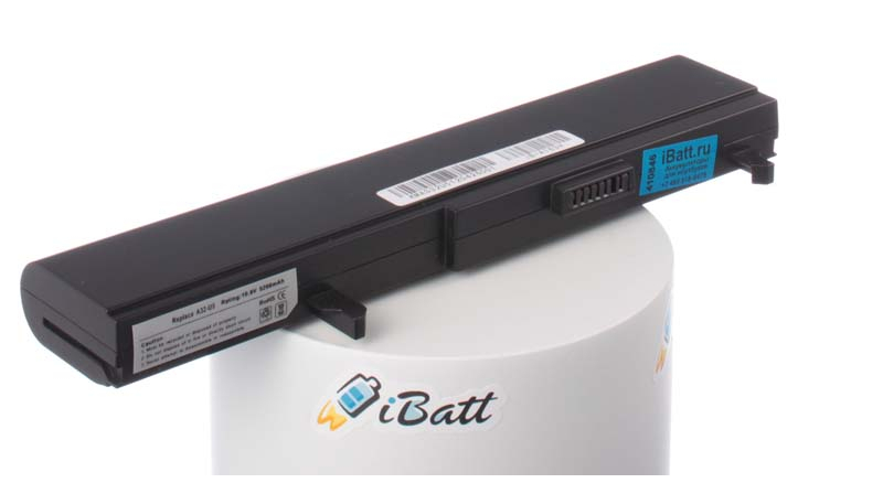 Аккумуляторная батарея iBatt iB-A163H для ноутбука AsusЕмкость (mAh): 5200. Напряжение (V): 10,8