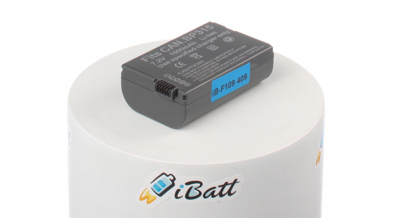 Аккумуляторная батарея iBatt iB-F109 для фотокамер и видеокамер CanonЕмкость (mAh): 1620. Напряжение (V): 7,4