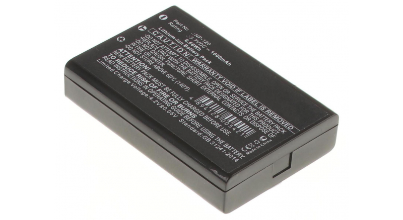 Аккумуляторная батарея NP-120 для фотоаппаратов и видеокамер Rca. Артикул iB-F389.Емкость (mAh): 1800. Напряжение (V): 3,7