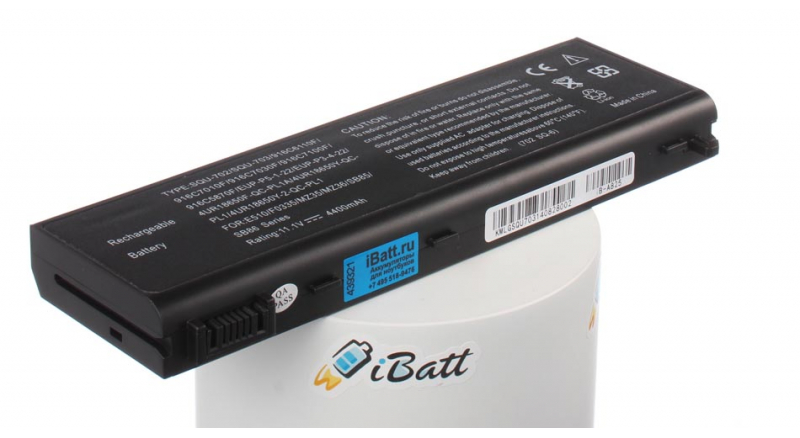 Аккумуляторная батарея для ноутбука Packard Bell EasyNote SB87-P-024. Артикул iB-A825.Емкость (mAh): 4400. Напряжение (V): 11,1