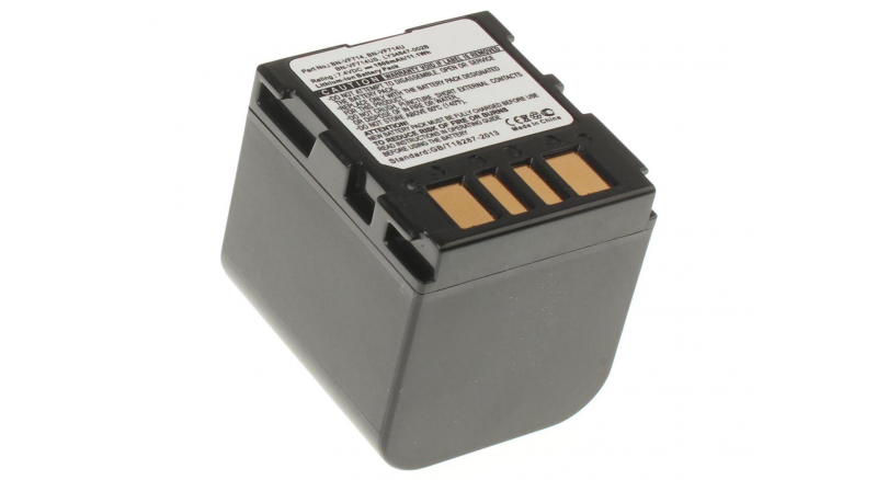 Аккумуляторные батареи для фотоаппаратов и видеокамер JVC GZ-MG20UЕмкость (mAh): 1500. Напряжение (V): 7,4