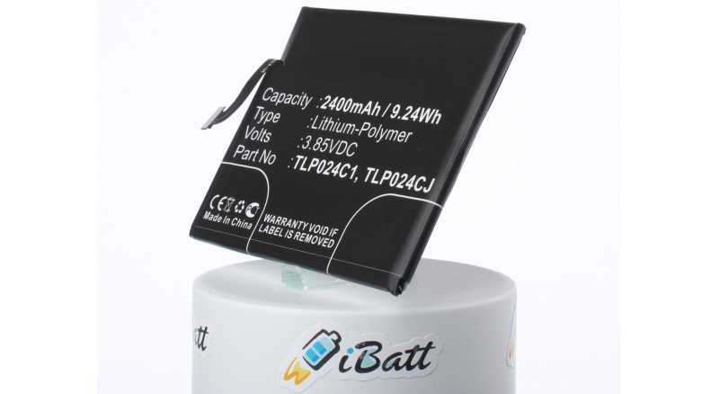 Аккумуляторная батарея для телефона, смартфона Alcatel 5046Y. Артикул iB-M1207.Емкость (mAh): 2400. Напряжение (V): 3,85