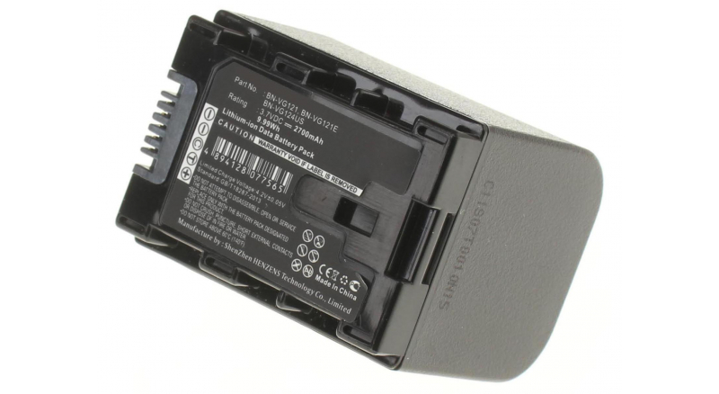 Аккумуляторные батареи для фотоаппаратов и видеокамер JVC GZ-HM550Емкость (mAh): 2700. Напряжение (V): 3,7