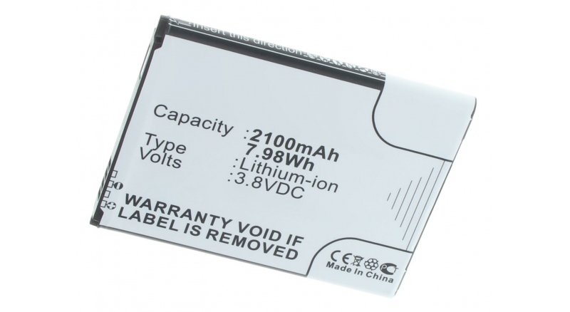 Аккумуляторная батарея EB-L1G6LVA для телефонов, смартфонов Samsung. Артикул iB-M424.Емкость (mAh): 2100. Напряжение (V): 3,8