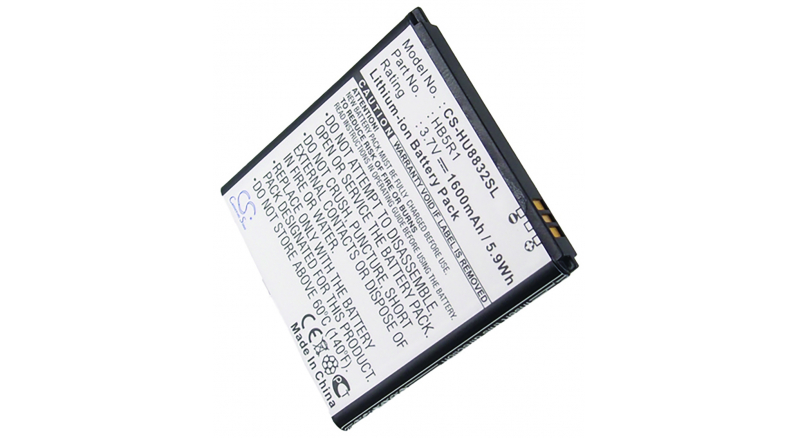 Аккумуляторная батарея для телефона, смартфона Huawei U8832. Артикул iB-M1109.Емкость (mAh): 1600. Напряжение (V): 3,7