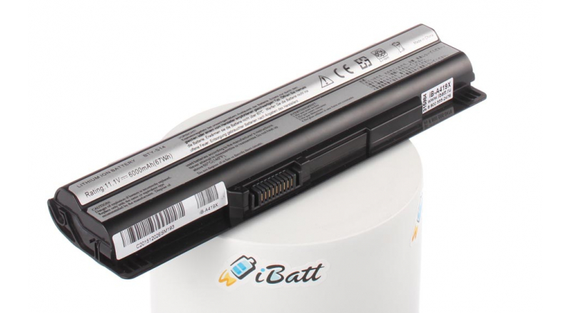 Аккумуляторная батарея для ноутбука MSI CR650-277XRU. Артикул iB-A419X.Емкость (mAh): 5800. Напряжение (V): 11,1