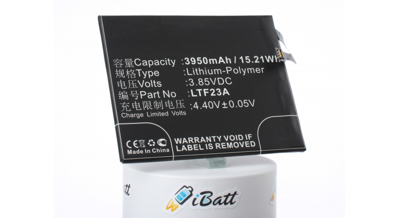Аккумуляторная батарея для телефона, смартфона LeTV X720. Артикул iB-M2134.Емкость (mAh): 3950. Напряжение (V): 3,85