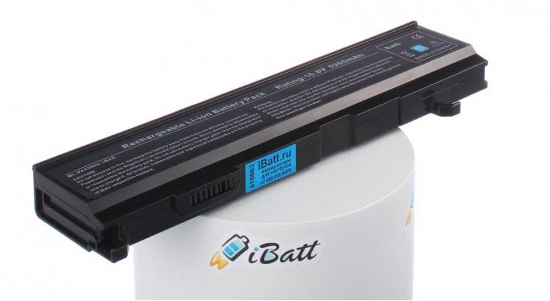 Аккумуляторная батарея iBatt iB-A450H для ноутбука ToshibaЕмкость (mAh): 5200. Напряжение (V): 10,8