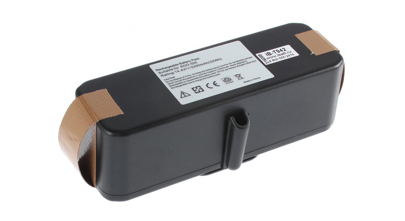 Аккумуляторная батарея для пылесоса iRobot Roomba 630. Артикул iB-T942.Емкость (mAh): 2200. Напряжение (V): 14,4