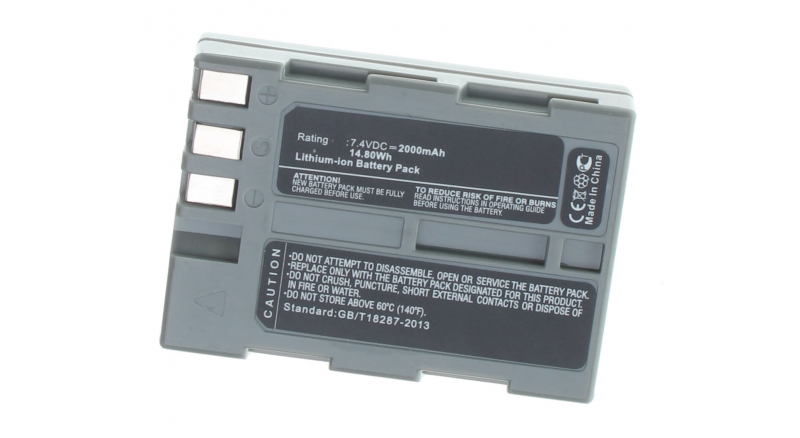 Аккумуляторная батарея EN-EL3e для фотоаппаратов и видеокамер Nikon. Артикул iB-F508.Емкость (mAh): 2000. Напряжение (V): 7,4