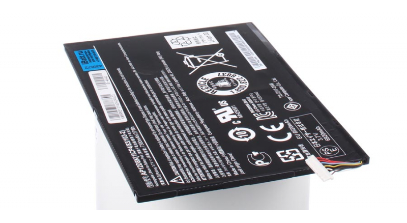 Аккумуляторная батарея для ноутбука Acer Iconia Tab W511 64GB dock  NT.L0TER.001. Артикул iB-A640.Емкость (mAh): 7300. Напряжение (V): 3,7