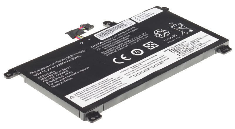 Аккумуляторная батарея SB10L84122 для ноутбуков IBM-Lenovo. Артикул iB-A1627.Емкость (mAh): 1950. Напряжение (V): 15,2