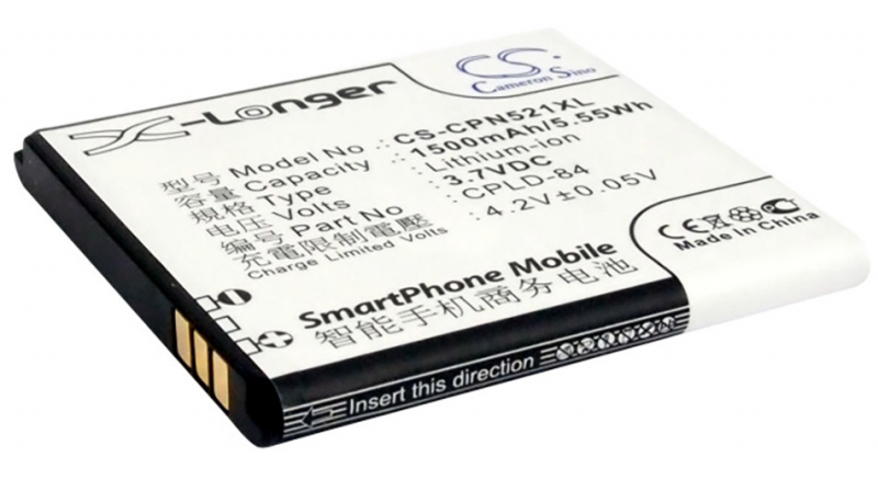 Аккумуляторная батарея CPLD-84 для телефонов, смартфонов Coolpad. Артикул iB-M1689.Емкость (mAh): 1500. Напряжение (V): 3,7