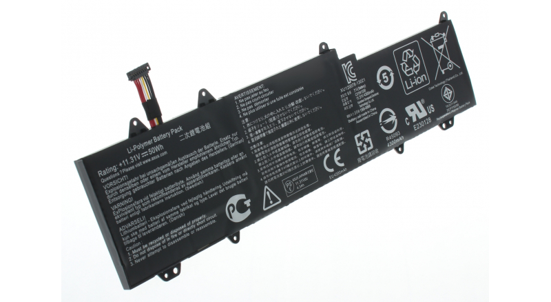 Аккумуляторная батарея для ноутбука Asus UX32LA-R3108H 90NB0511M02010. Артикул iB-A1151.Емкость (mAh): 4400. Напряжение (V): 11,3