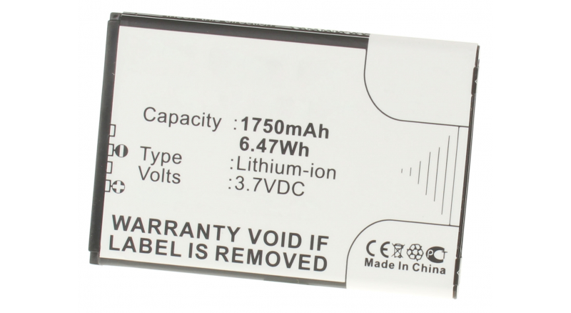 Аккумуляторная батарея для телефона, смартфона МТС C 968. Артикул iB-M504.Емкость (mAh): 1750. Напряжение (V): 3,7