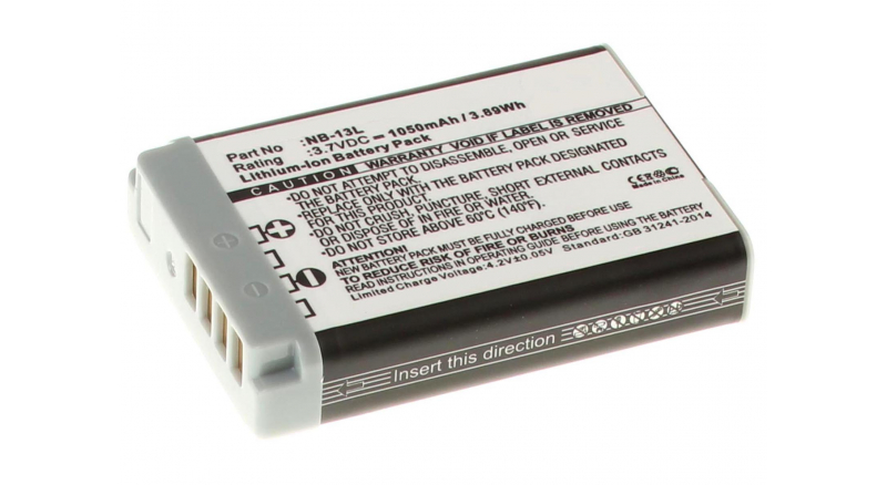 Аккумуляторные батареи для фотоаппаратов и видеокамер Canon Powershot G7X MARK 2Емкость (mAh): 1050. Напряжение (V): 3,7