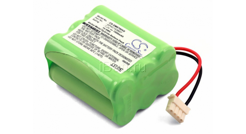 Аккумуляторная батарея GPHC152M07 для пылесосов Mint. Артикул iB-T919.Емкость (mAh): 1500. Напряжение (V): 7,2