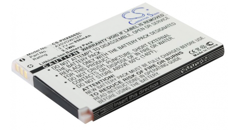 Аккумуляторная батарея iBatt iB-M2510 для телефонов, смартфонов PhilipsЕмкость (mAh): 850. Напряжение (V): 3,7