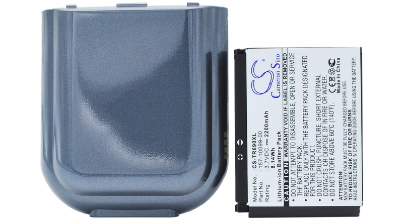 Аккумуляторная батарея iBatt iB-M2449 для телефонов, смартфонов PalmЕмкость (mAh): 2200. Напряжение (V): 3,7