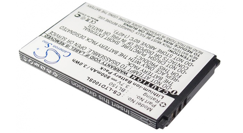 Аккумуляторная батарея для телефона, смартфона Lenovo TD100. Артикул iB-M2100.Емкость (mAh): 950. Напряжение (V): 3,7