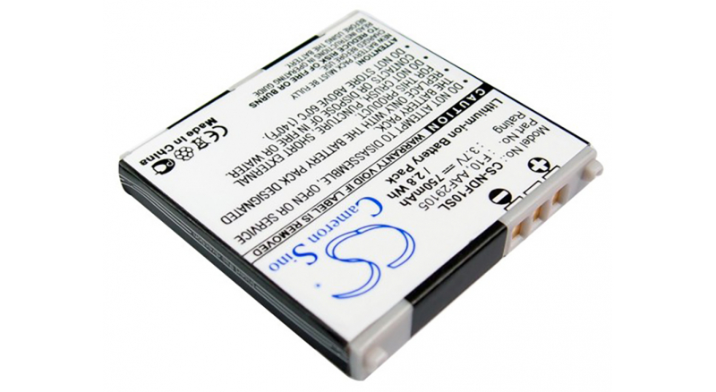 Аккумуляторная батарея для телефона, смартфона NTT DoCoMo F-01A. Артикул iB-M2380.Емкость (mAh): 750. Напряжение (V): 3,7