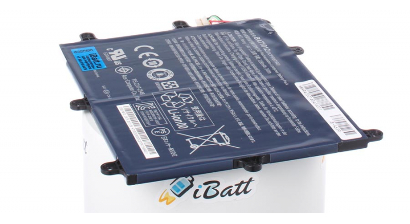 Аккумуляторная батарея для ноутбука Acer Iconia Tab A200 16GB Grey. Артикул iB-A639.Емкость (mAh): 3250. Напряжение (V): 7,4