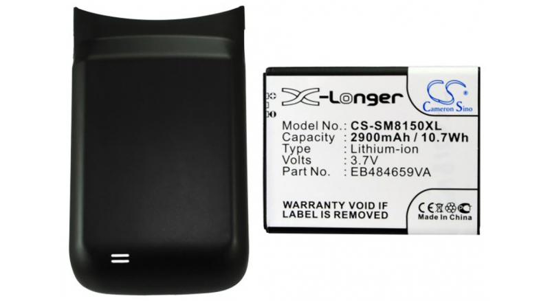 Аккумуляторная батарея EB484659VUBSTD для телефонов, смартфонов Samsung. Артикул iB-M350.Емкость (mAh): 2900. Напряжение (V): 3,7