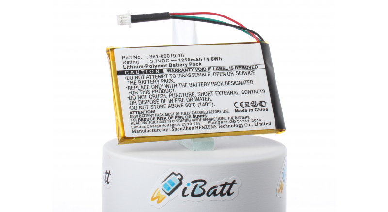 Батарея iB-M4102Емкость (mAh): 1250. Напряжение (V): 3,7