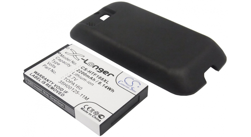 Аккумуляторная батарея для телефона, смартфона HTC F3188. Артикул iB-M1908.Емкость (mAh): 2200. Напряжение (V): 3,7