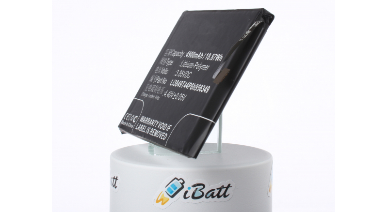 Аккумуляторная батарея Li3849T44P6h956349 для телефонов, смартфонов ZTE. Артикул iB-M2386.Емкость (mAh): 4900. Напряжение (V): 3,85