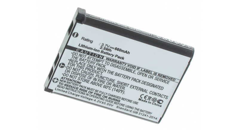 Аккумуляторная батарея BP-DC17 для фотоаппаратов и видеокамер FujiFilm. Артикул iB-F480.Емкость (mAh): 660. Напряжение (V): 3,7