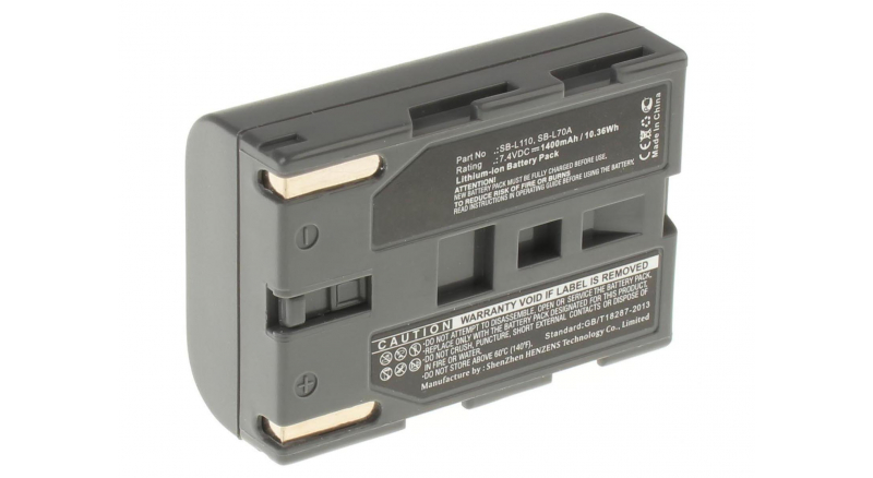 Аккумуляторная батарея SB-LS70 для фотоаппаратов и видеокамер Samsung. Артикул iB-F240.Емкость (mAh): 1400. Напряжение (V): 7,4