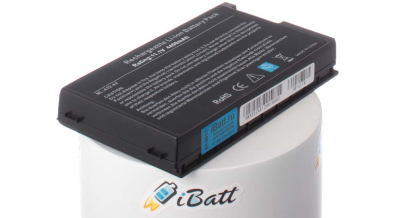 Аккумуляторная батарея для ноутбука Asus N81. Артикул iB-A176.Емкость (mAh): 4400. Напряжение (V): 11,1