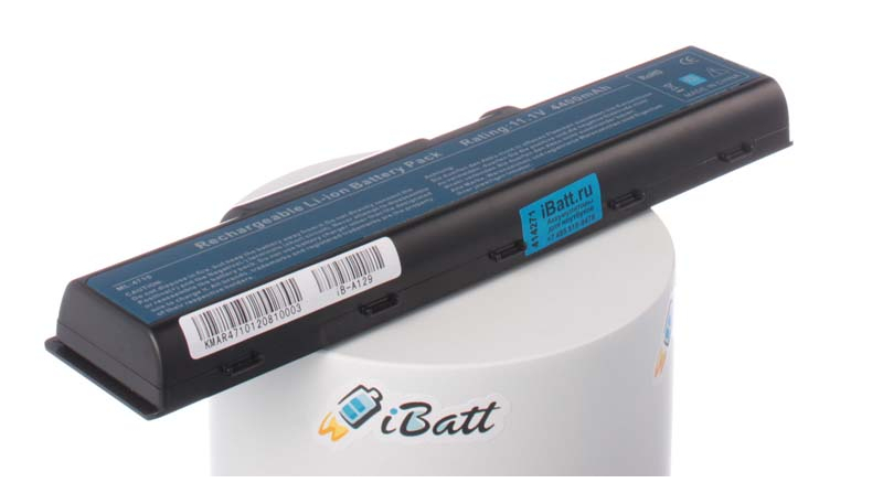 Аккумуляторная батарея для ноутбука Gateway NV5384U. Артикул iB-A129.Емкость (mAh): 4400. Напряжение (V): 11,1
