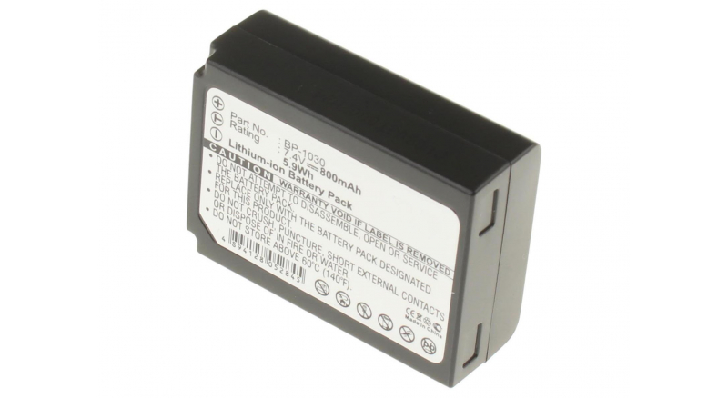 Аккумуляторная батарея ED-BP-1030 для фотоаппаратов и видеокамер Samsung. Артикул iB-F323.Емкость (mAh): 800. Напряжение (V): 7,4