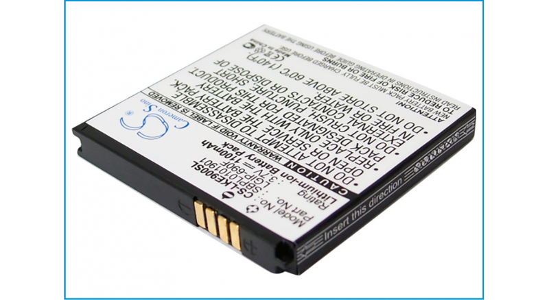 Аккумуляторная батарея SBPL0101901 для телефонов, смартфонов LG. Артикул iB-M2187.Емкость (mAh): 1100. Напряжение (V): 3,7
