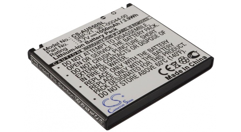 Аккумуляторная батарея CS-AUS50SL для телефонов, смартфонов Garmin-Asus. Артикул iB-M377.Емкость (mAh): 1050. Напряжение (V): 3,7