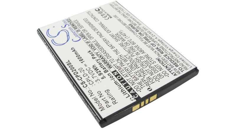 Аккумуляторная батарея iBatt iB-M1632 для телефонов, смартфонов CoolpadЕмкость (mAh): 1600. Напряжение (V): 3,7