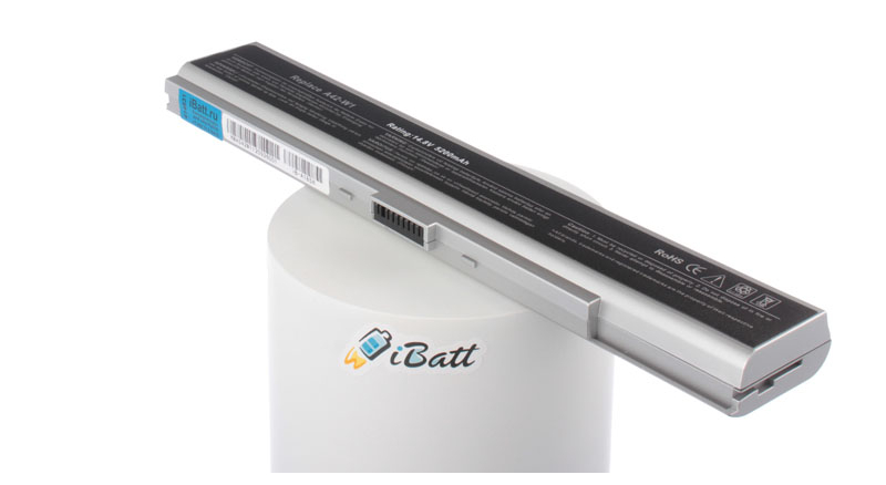 Аккумуляторная батарея iBatt iB-A185H для ноутбука AsusЕмкость (mAh): 5200. Напряжение (V): 14,8
