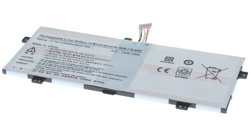 Аккумуляторная батарея для ноутбука Samsung 940X3L-K02. Артикул 11-11533.Емкость (mAh): 2000. Напряжение (V): 7,7