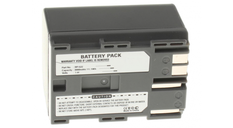 Аккумуляторная батарея BP-511A для фотоаппаратов и видеокамер Dali. Артикул iB-F102.Емкость (mAh): 3000. Напряжение (V): 7,4